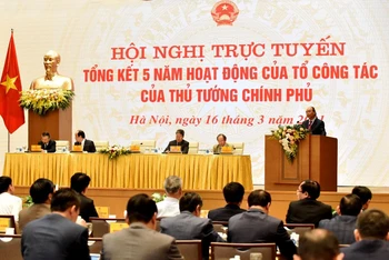 Hội nghị tổng kết 5 năm hoạt động Tổ công tác của Thủ tướng Chính phủ