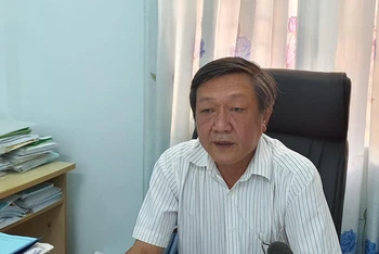 BS Trần Ngọc Dưng, Phó Giám đốc Sở Y tế Phú Yên. 