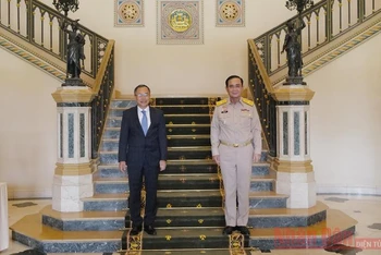 Đại sứ Phan Chí Thành chào xã giao Thủ tướng Thái Lan Prayut Chan-o-cha