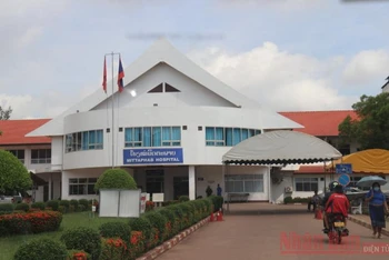 Bệnh viện Hữu Nghị, nơi Lào điều trị các bệnh nhân Covid-19 tại Thủ đô Vientiane.