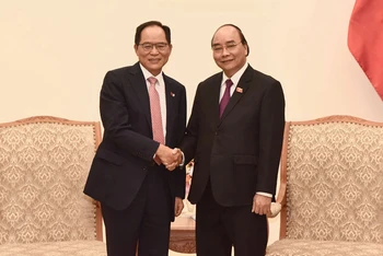 Thủ tướng Nguyễn Xuân Phúc tiếp Đại sứ Hàn Quốc tại Việt Nam