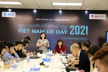 Họp báo Ngày Chuyển đổi số Việt Nam 2021 (Vietnam DX Day 2021).