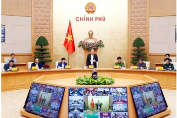 Phó Thủ tướng Thường trực Trương Hòa Bình phát biểu ý kiến chỉ đạo tại hội nghị trực tuyến bảo đảm ATGT.