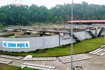 Nhà máy xử lý nước thải Gia Sàng ở TP Thái Nguyên “đắp chiếu” từ hai năm nay.