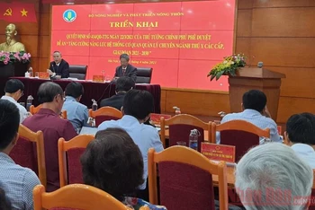 Hội nghị triển khai Quyết định số 414/QĐ-TTg ngày 15-4, tại Hà Nội.