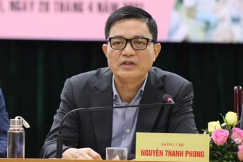 PGS, TS Nguyễn Thanh Phong, Cục trưởng Cục An toàn thực phẩm, Bộ Y tế.
