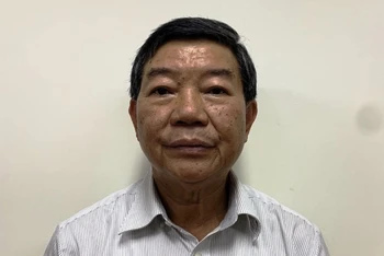 Bị can Nguyễn Quốc Anh, nguyên Giám đốc Bệnh viện Bạch Mai.