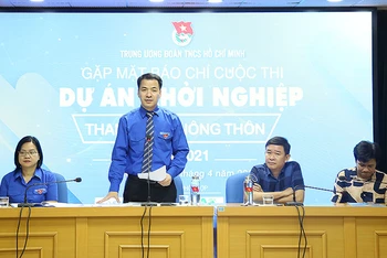 Bí thư T.Ư Đoàn TNCS Hồ Chí Minh Ngô Văn Cương cung cấp thông tin về Cuộc thi. 