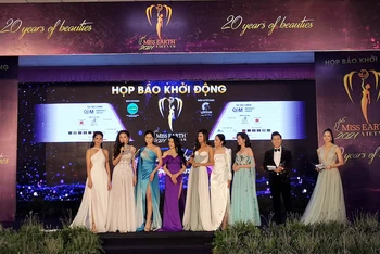 Tại buổi công bố khởi động cuộc thi Miss Earth Vietnam 2021