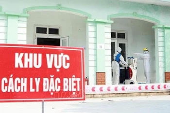 Khu vực cách ly tại tỉnh Điện Biên.