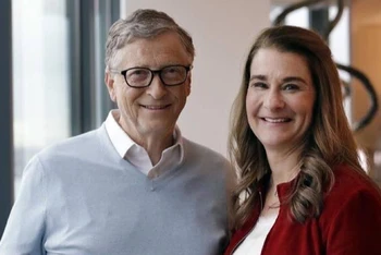 Vợ chồng tỷ phú Bill Gates. (Nguồn: TTXVN/canberratimes.com.au)