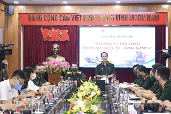 Đại tá Lê Ngọc Long, Phó Tổng Biên tập Báo Quân đội nhân dân thông tin về Cuộc thi.