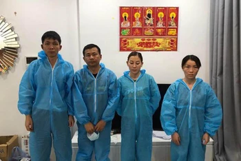 Nhóm người Trung Quốc bị phát hiện nhập cảnh trái phép và cư trú trên địa bàn TP Hà Nội. 