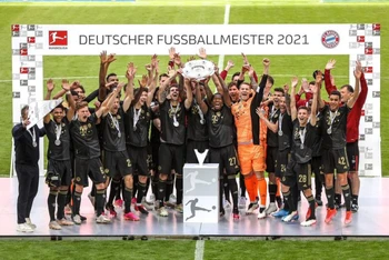 Bayern Munich lần thứ chín liên tiếp vô địch Bundesliga. (Ảnh: Bayern Munich)