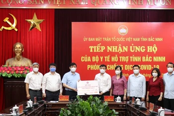 Bộ Y tế và các nhà tài trợ hỗ trợ Bắc Ninh phòng, chống dịch Covid-19.