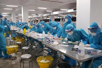 Bắc Giang đã xét nghiệm thần tốc phát hiện thêm 300 ca nhiễm mới. 
