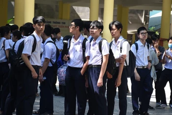 Học sinh Đà Nẵng dự thi Kỳ thi tuyển sinh lớp 10 năm học 2020-2021.