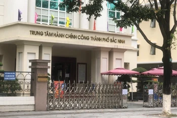 Trung tâm hành chính công cấp tỉnh, cấp huyện tại Bắc Ninh hoạt động trở lại