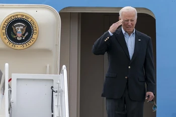 Tổng thống Biden bắt đầu công du châu Âu. (Ảnh: AP)
