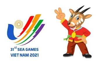 Linh vật Sao la của SEA Games 31. 