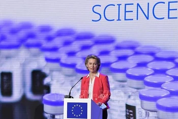 Chủ tịch Ủy ban châu Âu Ursula von der Leyen. (Ảnh: AFP/TTXVN)
