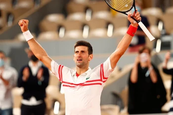Djokovic thẳng tiến chung kết Roland Garros 2021. (Ảnh: Reuters)
