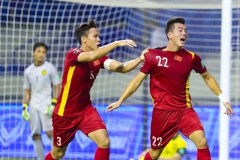 Chiến thắng kịch tính trước Malaysia giúp đội tuyển Việt Nam tiến thêm một bước tới tấm vé lịch sử vào vòng loại cuối của một kỳ World Cup. (Ảnh: AFC)
