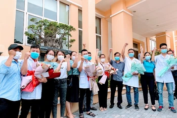 Đoàn cán bộ y tế TP Hải Phòng lên đường hỗ trợ tỉnh Bắc Giang phòng, chống Covid-19, đầu tháng 6 vừa qua.