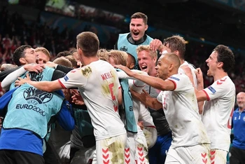 Đan Mạch đã viết nên câu chuyện cổ tích ở Euro 2020. (Ảnh: Getty Images)