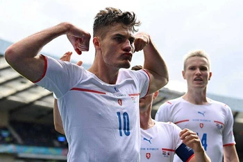 Patrik Schick, người hùng đã ghi ba bàn cho CH Czech tại Euro 2020. (Ảnh: Getty Images)