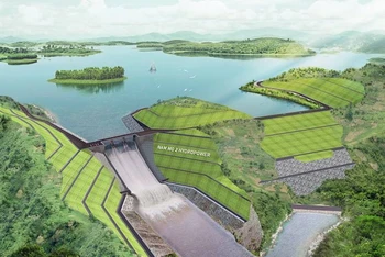 Nhà máy Thủy điện Nam Mo 2 đặt tại tỉnh Xieng Khouang, Lào, có tổng công suất 120MW dự kiến có thể chính thức vận hành vào cuối năm 2022.