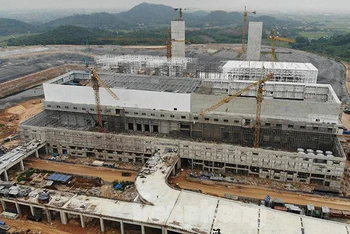 Dự án Nhà máy điện rác Sóc Sơn. (Ảnh: TP)