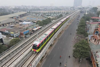 Dự án Metro Nhổn - Ga Hà Nội sẽ khai thác trước phần trên cao.