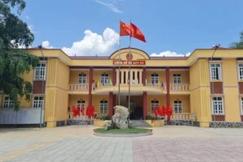 Công sở xã Sơn Hà, huyện Quan Sơn.
