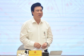 Thứ trưởng Bộ Giáo dục và Đào tạo Nguyễn Hữu Độ. Ảnh: VGP/QUANG HIẾU