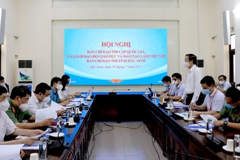 Đoàn công tác làm việc với Ủy ban nhân dân tỉnh Bắc Ninh.