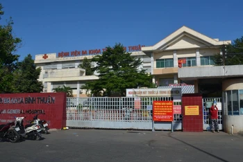 Bệnh viên đa khoa Bình Thuận, nơi có ca mắc Covid-19 làm việc tại khoa Sản là nguồn lây nhiễm làm cho dịch Covid-19 bùng phát trở lại.