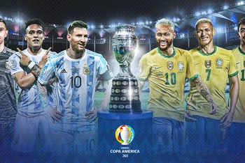 “Siêu kinh điển” Nam Mỹ quyết định ngôi vương Copa America 2021