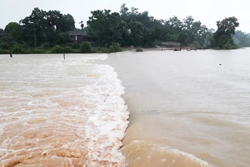 Từ nay đến ngày 25/7, mực nước trên các sông ở Nghệ An, Hà Tĩnh tiếp tục lên. (Ảnh minh họa)