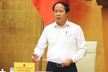 Phó Thủ tướng Lê Văn Thành.