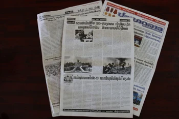 Ngày 27/7, các báo lớn của Lào đưa nhiều bài về quan hệ Việt Nam - Lào.