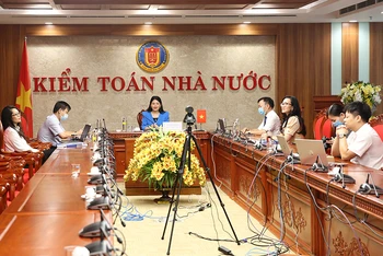 Đoàn Kiểm toán Nhà nước Việt Nam do Phó Tổng Kiểm toán Nhà nước Hà Thị Mỹ Dung làm Trưởng đoàn.
