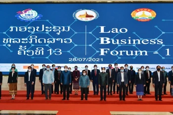 Diễn đàn Kinh tế Lào lần thứ 13 tại Thủ đô Vientiane. (Nguồn: Báo Pasaxon)