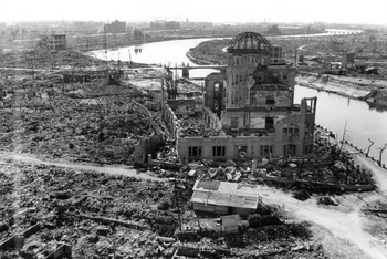 Thành phố Hiroshima sau khi vụ ném bom nguyên tử. (Ảnh: Bảo tàng Tưởng niệm hòa bình Hiroshima/Reuters)
