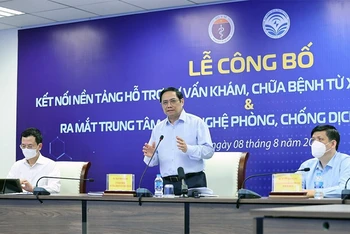 Thủ tướng Phạm Minh Chính phát biểu tại buổi lễ.