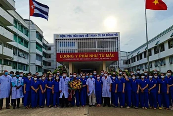 Đoàn y, bác sĩ Bệnh viện hữu nghị Việt Nam- Cuba Đồng Hới lần thứ 2 lên đường hỗ trợ TP Hồ Chí Minh chống dịch.