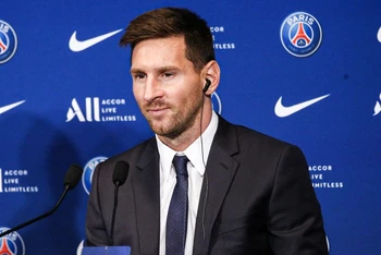 Messi hạ quyết tâm vô địch Champions League cùng đội bóng mới. (Ảnh: PSG)