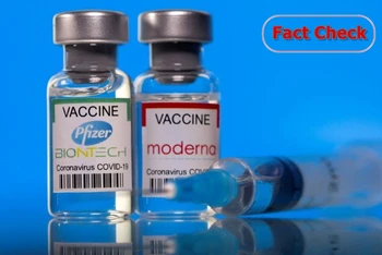 Vaccine của Pfizer-BioNTech và Moderna. (Ảnh: Reuters)