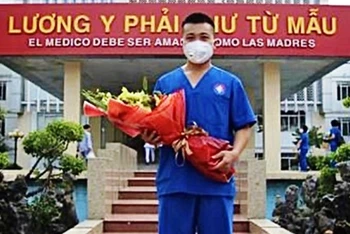 Kỹ thuật viên Võ Đoãn Đoàn lên đường vào TP Hồ Chí Minh tham gia chống dịch.