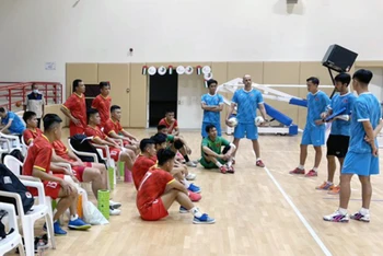 ĐT Futsal Việt Nam có lịch thi đấu khá dày về cuối tháng 8 và đầu tháng 9. (Ảnh: VFF)